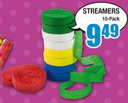 Streamers-10 Pack
