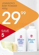 Johnson's Baby Powder-400gm