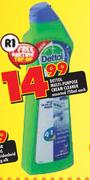 Dettol Multi-Purpose Cream Cleaner-750ml Each