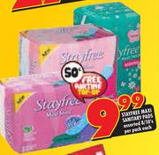 Stayfree Maxi Sanitary Pads-8/10's Per Pack