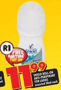 Shield Roll-On Anti-Perspirant For Ladies-50ml Each