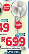 Counter Point 40cm Pedestal Mist Fan