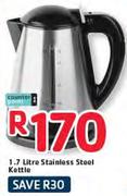 Counter Point 1.7L Stainless Steel Kettle