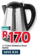 Counter Point 1.7L Stainles Steel Kettle