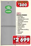 Defy 192L Fridge/Freezer C210 MET