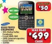 Samsung E2222 Texto Cellphone