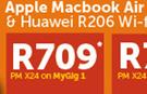 Apple Macbook Air & Huawei R206 Wi-Fi Router-On My Gig 1