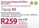 Samsung Galaxy SIII Mini-On Top Up 50