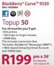 Blackberry "Curve" 9320-On Top Up 50