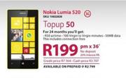 Nokia Lumia 520-On Top Up 50