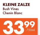 Kleine Zalze Bush Vines Chenin Blanc-750ml