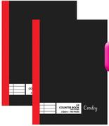 A4 Hard Cover Counter Book - Per 2 Pack