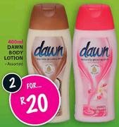 Dawn Body Lotion Assorted-2x400ml