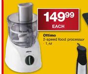 Ottimo 2-Speed Food Processor-1.4 Ltr