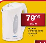 Ottimo Cordless Kettle Assorted-1.7 Ltr