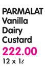 Parmalat Vanilla Dairy Custard-12x1L