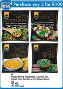 M Frozen Mixed Vegetables, Country Mix, Sweet Corn Kernels Or Cut Green Beans-2Kg Each