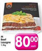 M Beef Lasagne-1.5Kg