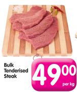 Bulk Tenderised Steak-Per Kg