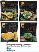 1M Frozen Mixed Vegetables, Country Mix, Sweet Corn Kernels Or Cut Green Beans-2kg Each