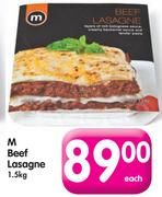 M Beef Lasagne-1.5kg