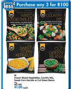 M Frozen Mixed Vegetables,Country Mix,Sweet Corn Kernels Or Cut Gree Beans-2Kg Each