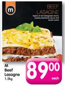 M Beef Lasagne-1.5Kg
