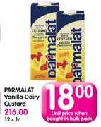 Parmalat Vanilla Dairy Custard-12 x 1Ltr