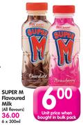 Super M Flavoured Milk (All Flavours)-6 x 300ml