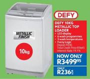 Defy 10kg Metallic Top Loader