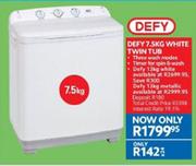 Defy 13kg Metallic Twin Tub