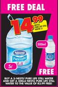 Nestle Pure Life Still Water-5Ltr