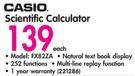 Casio Scientific Calculator FX82ZA