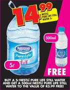 Nestle Pure Life Still Water-5L