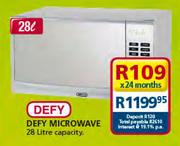 Defy 28L Microwave