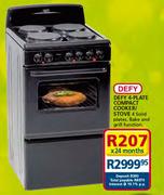 Defy 4-Plate Compact Cooker/Stove