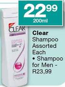 Clear Shampoo For Men