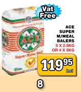 Ace Super M/Meal Balers-8x2.5kg Or 4x5kg