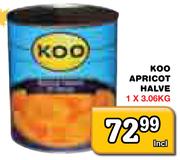 Koo Apricot Halve-3.06kg