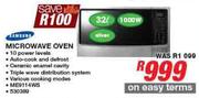 Samsung 32L Microwave Oven-ME9114WS