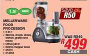 Mellerware 1.5L Food Processor