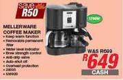 Mellerware 1700W Coffee Maker