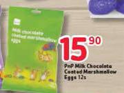 PnP Milk Chocolate Coated Marshmallow Eggs-12's