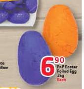 PnP Easter Foiled Egg-25g Each