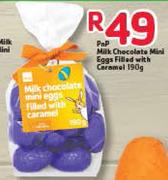 PnP Mini Chocolate Mini Eggs Fitted With Caremel-190g