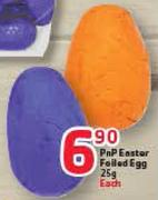 PnP Easter Foiled Egg-25g Each