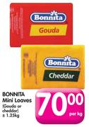 Bonnita Mini Loaves(Gouda or Cheddar)-+-1.25kg-Per Kg