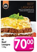 M Beef Lasagne-1.5kg