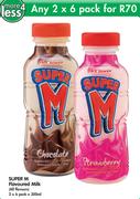 Super M Flavoured Milk(All Flavours)-2 x 6 Pack x 300ml