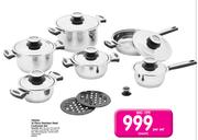 Tissoli 16 Piece Stainless Steel Cookware Set-Per Set
